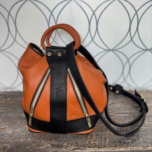 Valentina Italian Leather Convertible Backpack